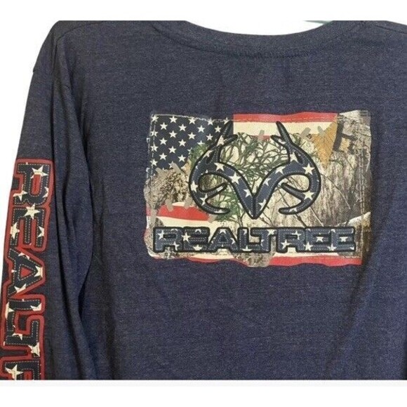 Realtree By Staghorn Creek Adult Long Sleeve T Shirt Size 2XL EUC - Picture 4 of 6